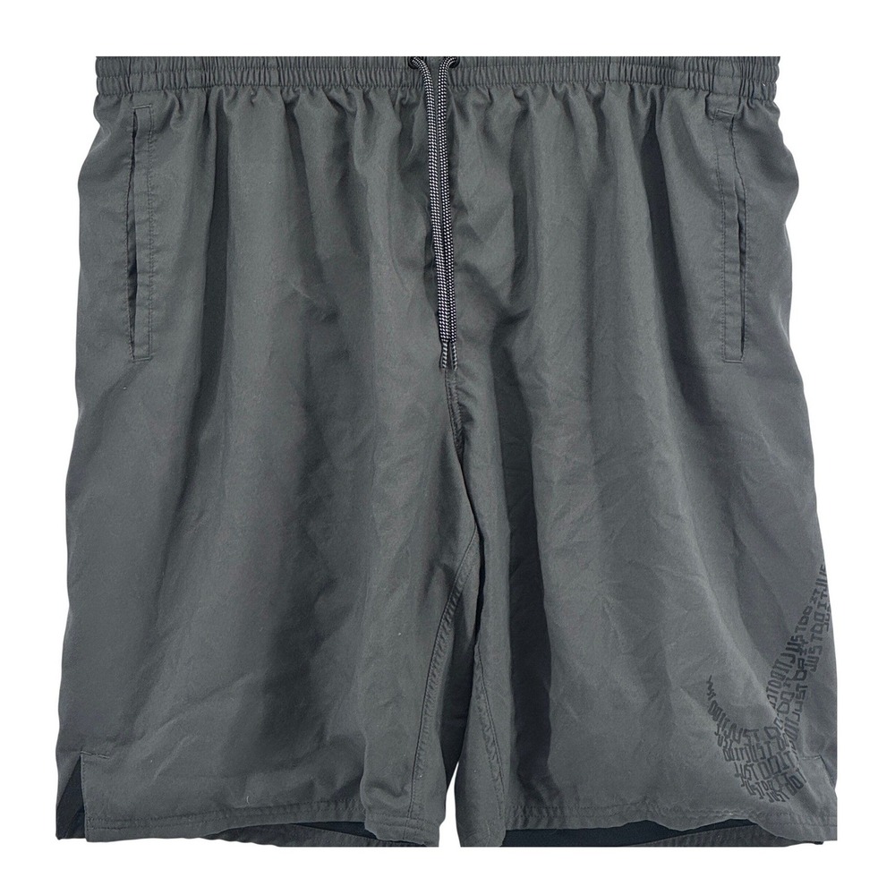 Nike Mens Swim Trunks Board Shorts Gray Just Do It Swoosh 3XL Beach Casual